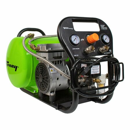 FORNEY Fornair 1.0 Hp, 4 Gal, Oil-Free Air Compressor, 120 PSI, 2.5 CFM @ 90 PSI 550